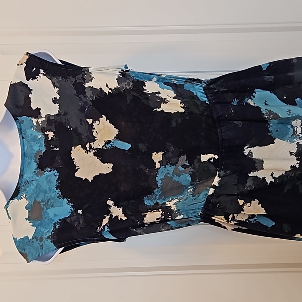 Mossimo Watercolor Wrap Dress - Picture 5 of 6